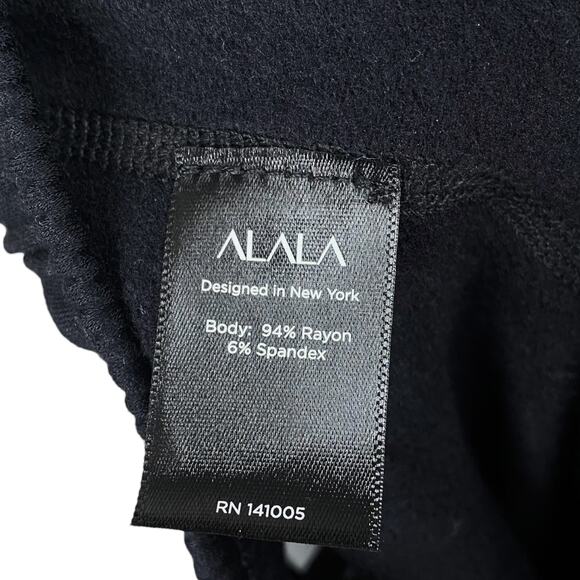 Alala NWT Revolve $145 Off-Duty Black Pull On Sweatpants Joggers SZ XS - Picture 13 of 13
